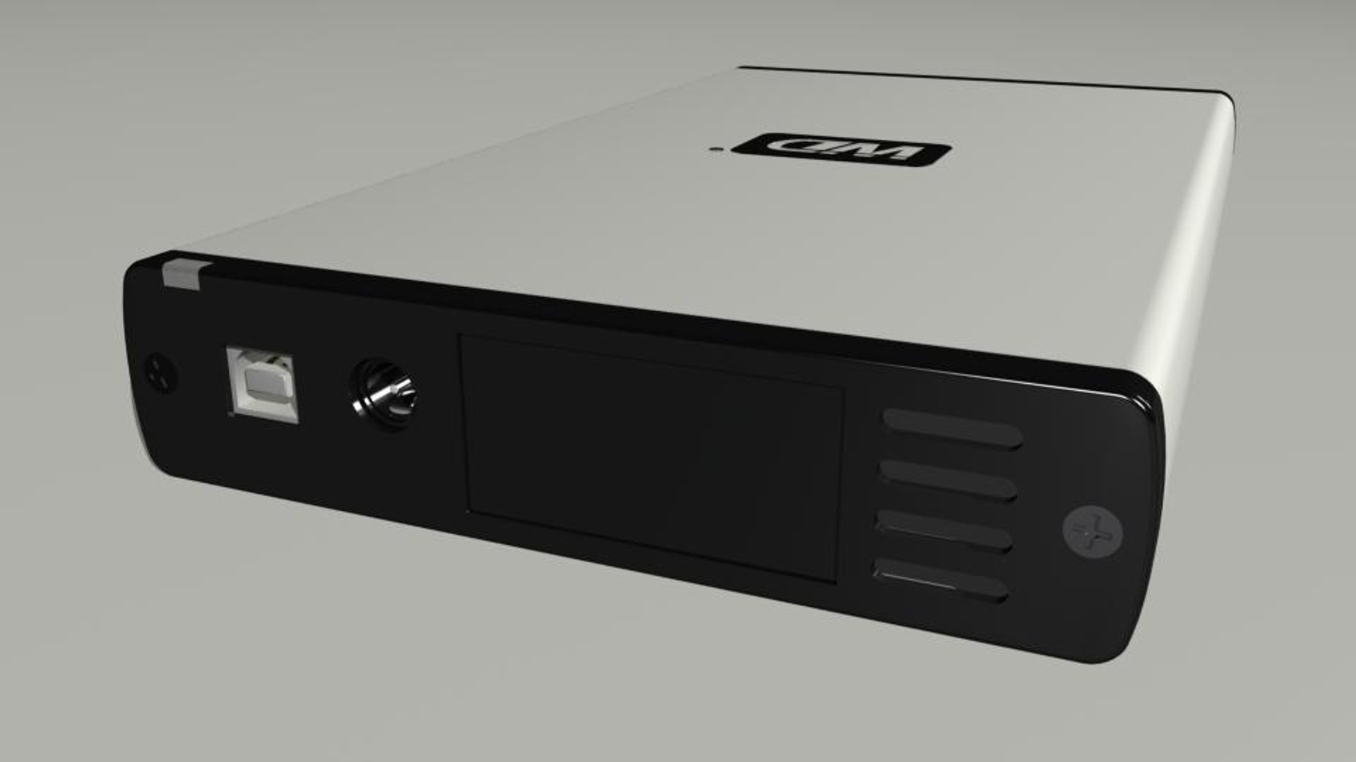 Western Digital External Hard Drive 3d Model