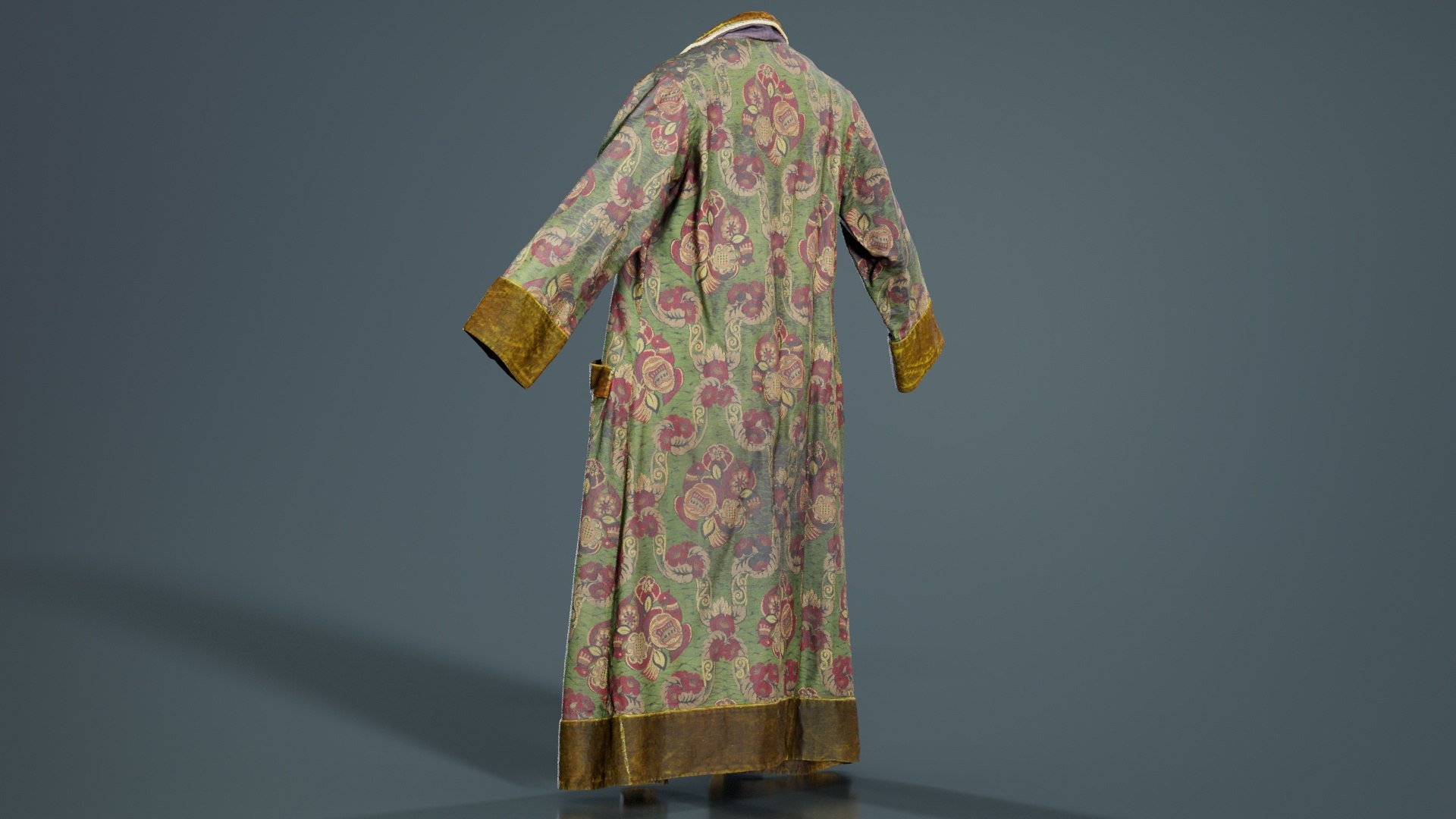 3D Robe Historic Detailed Open Remastered Model - TurboSquid 2360233