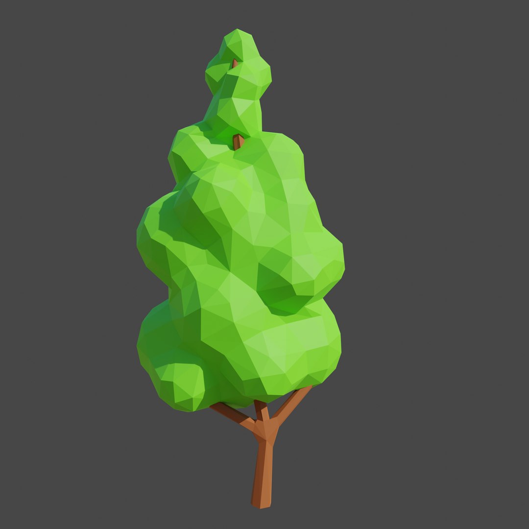 3D Model Low Poly Tree Pack - TurboSquid 2201224