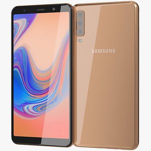 realistic samsung galaxy a7 3D