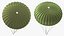 Military Parachute Backpack and Parachute Collection