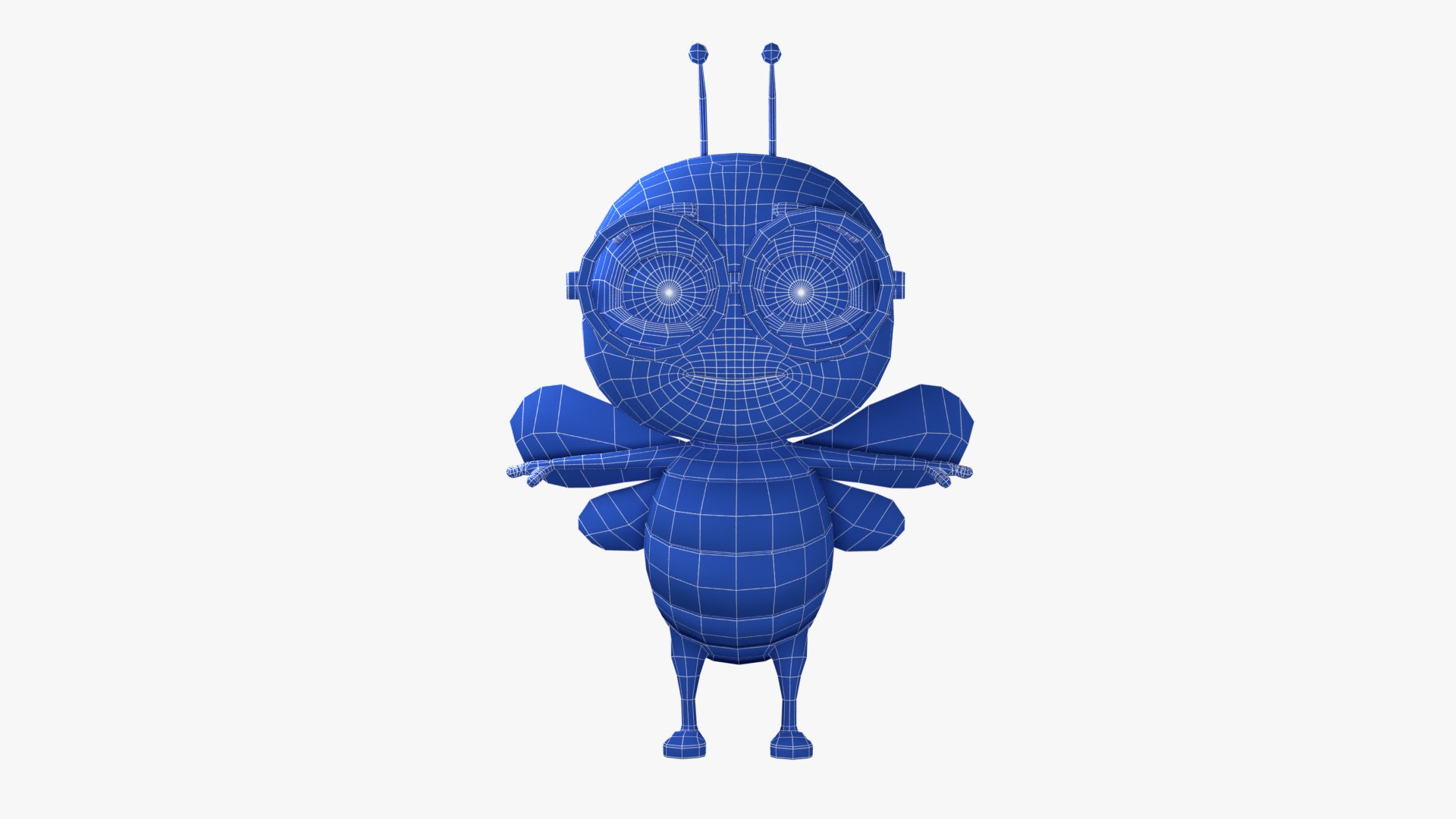 Cartoon Bee 3D Model - TurboSquid 2135812