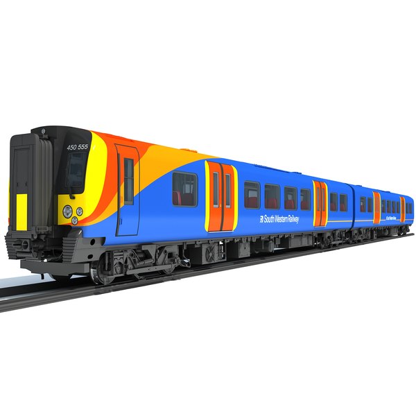 British Passenger Train 3D model