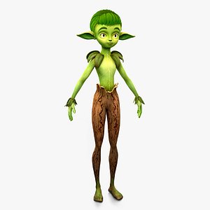 3D Elf - young guardian of the forest