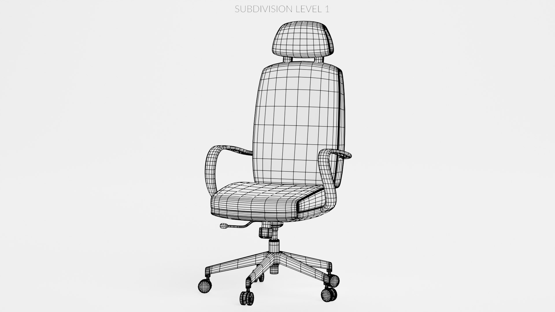 3D Office Chair Model TurboSquid 1900223