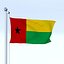 Bandera de Guinea-Bissau animada