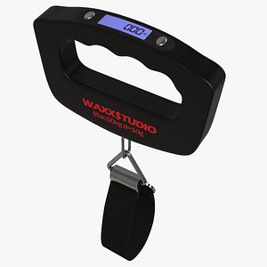 3D luggage scale electronic model
