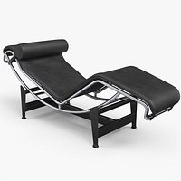 Modern Chaise Longue Black