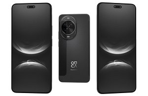 Huawei nova 14 Pro Feather Sand Black Low Poly model