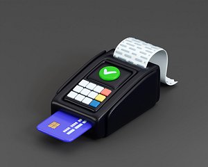 POS Terminal 3D model