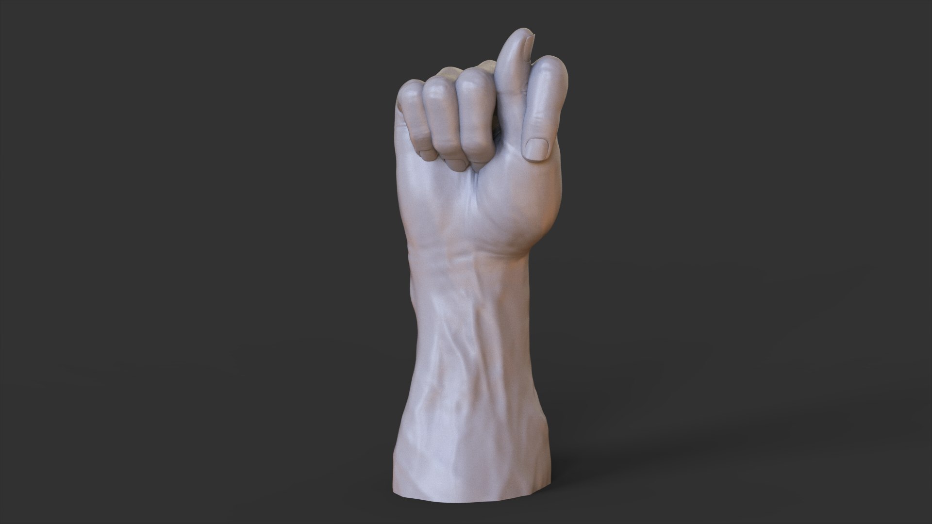 3D Model Male Hand Pose 10 - TurboSquid 2443085