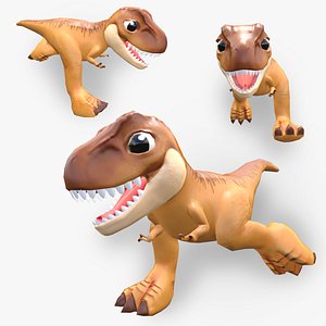 3D Tyrannosaurus Teen - Dinosaur Character model