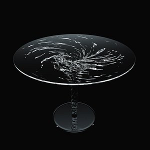 exclusive coffee table water 3D model