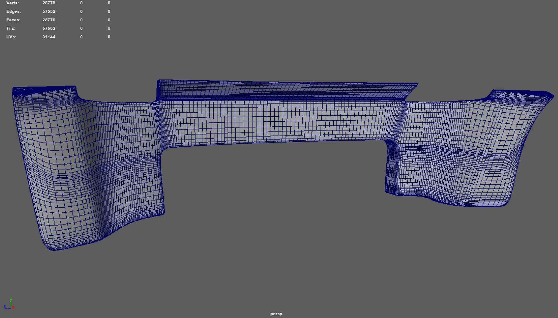 3D Model Front Bumper Car 02 - TurboSquid 1990362