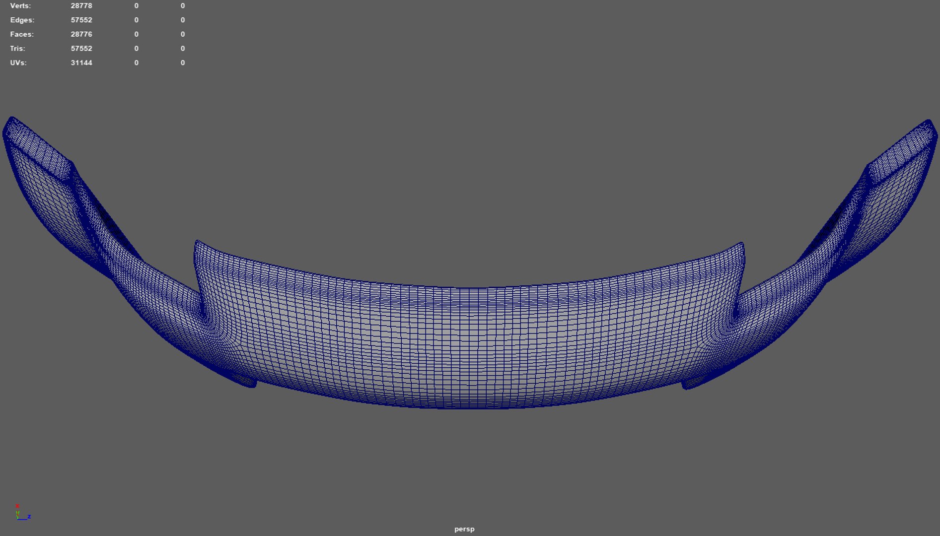 3D Model Front Bumper Car 02 - TurboSquid 1990362