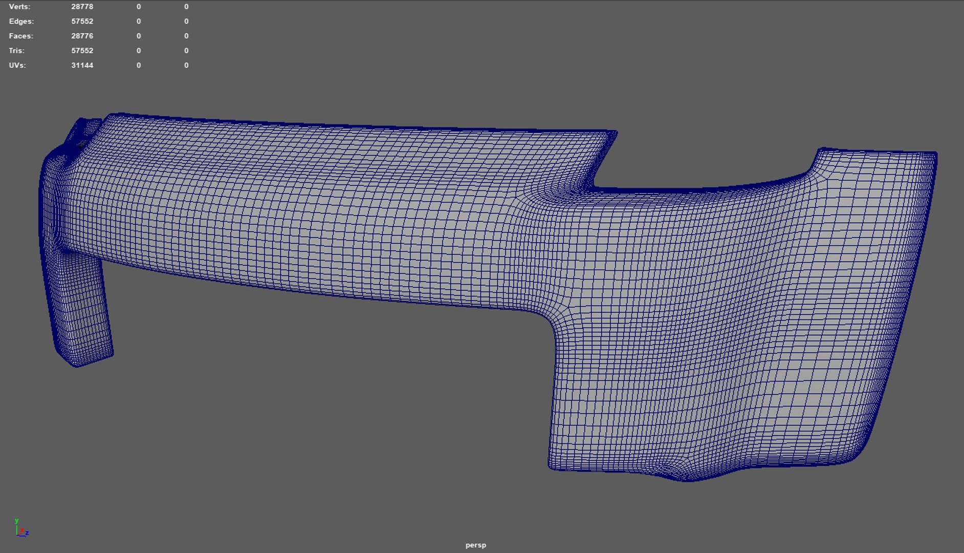 3D Model Front Bumper Car 02 - TurboSquid 1990362