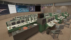NASA Apollo 11 Mission Control Room MOCR2 1969