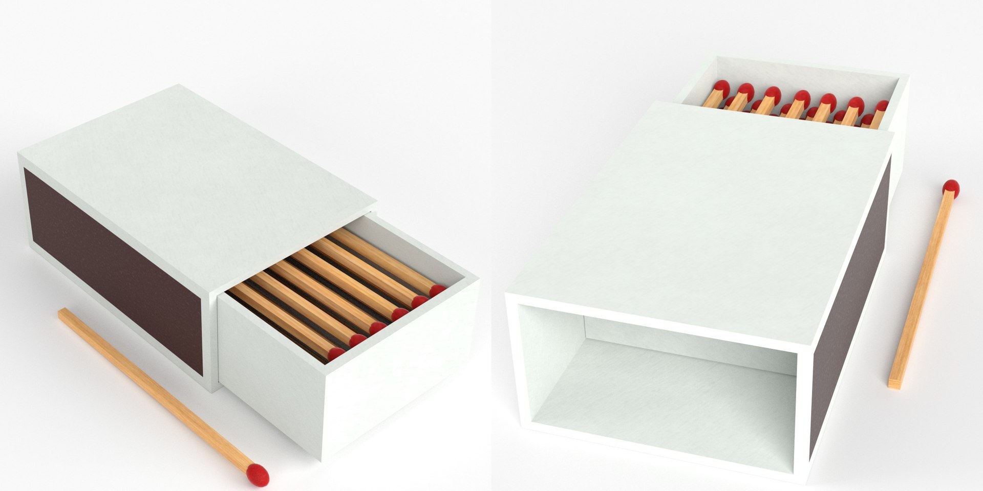 Obj Matchbox Match Box