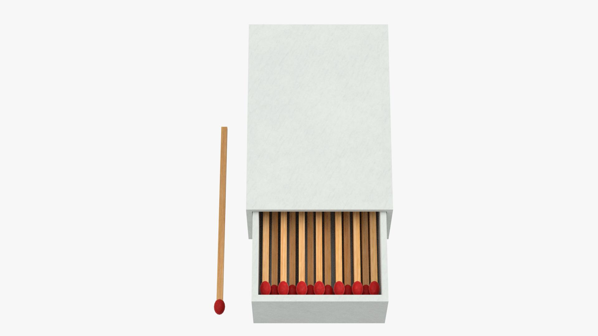Obj Matchbox Match Box