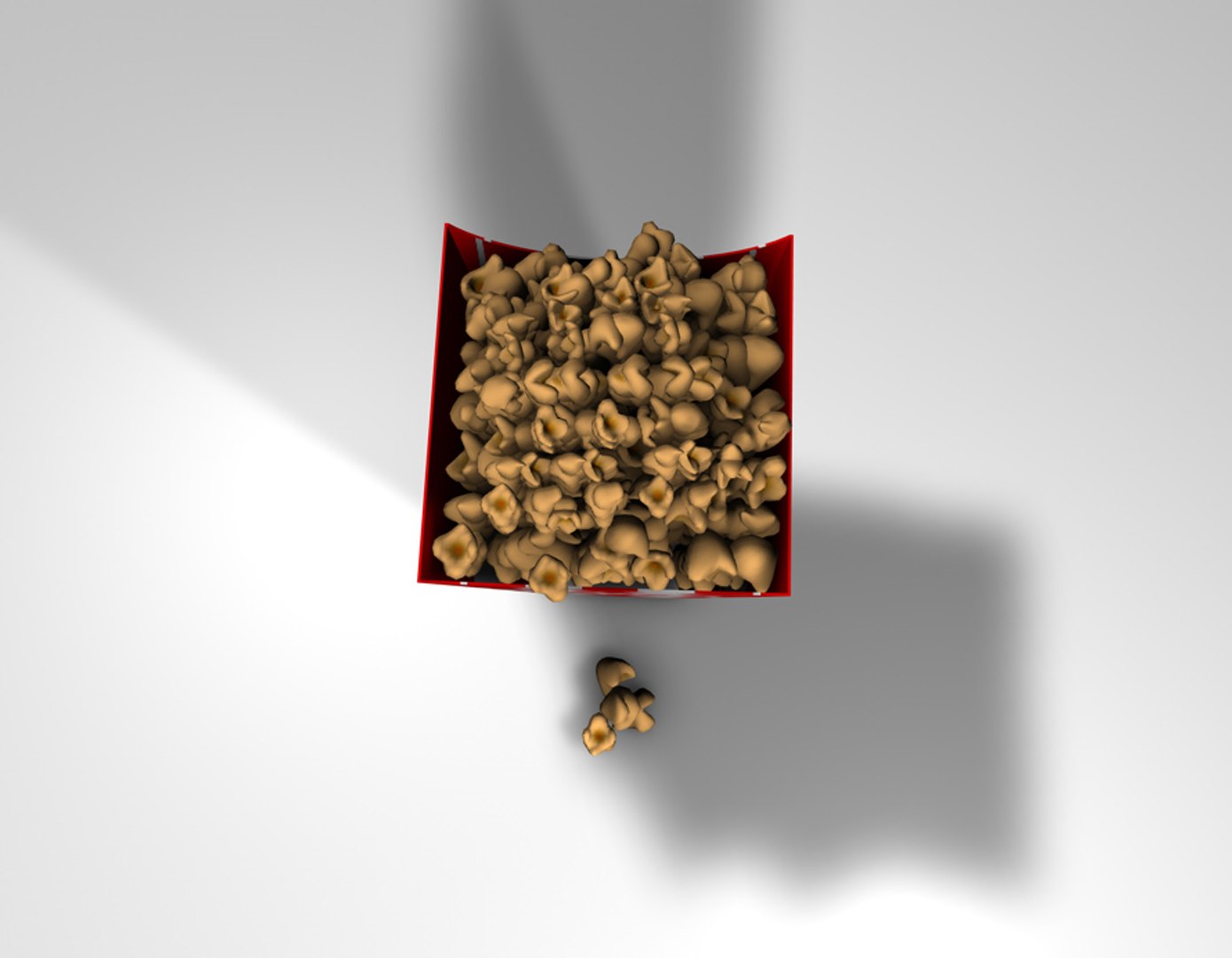 Free Popcorn 3d Model