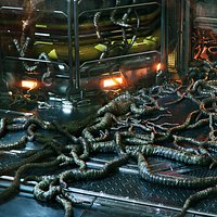 Alien Tendrils 22 Variants and Environment - Asset Kit PBR