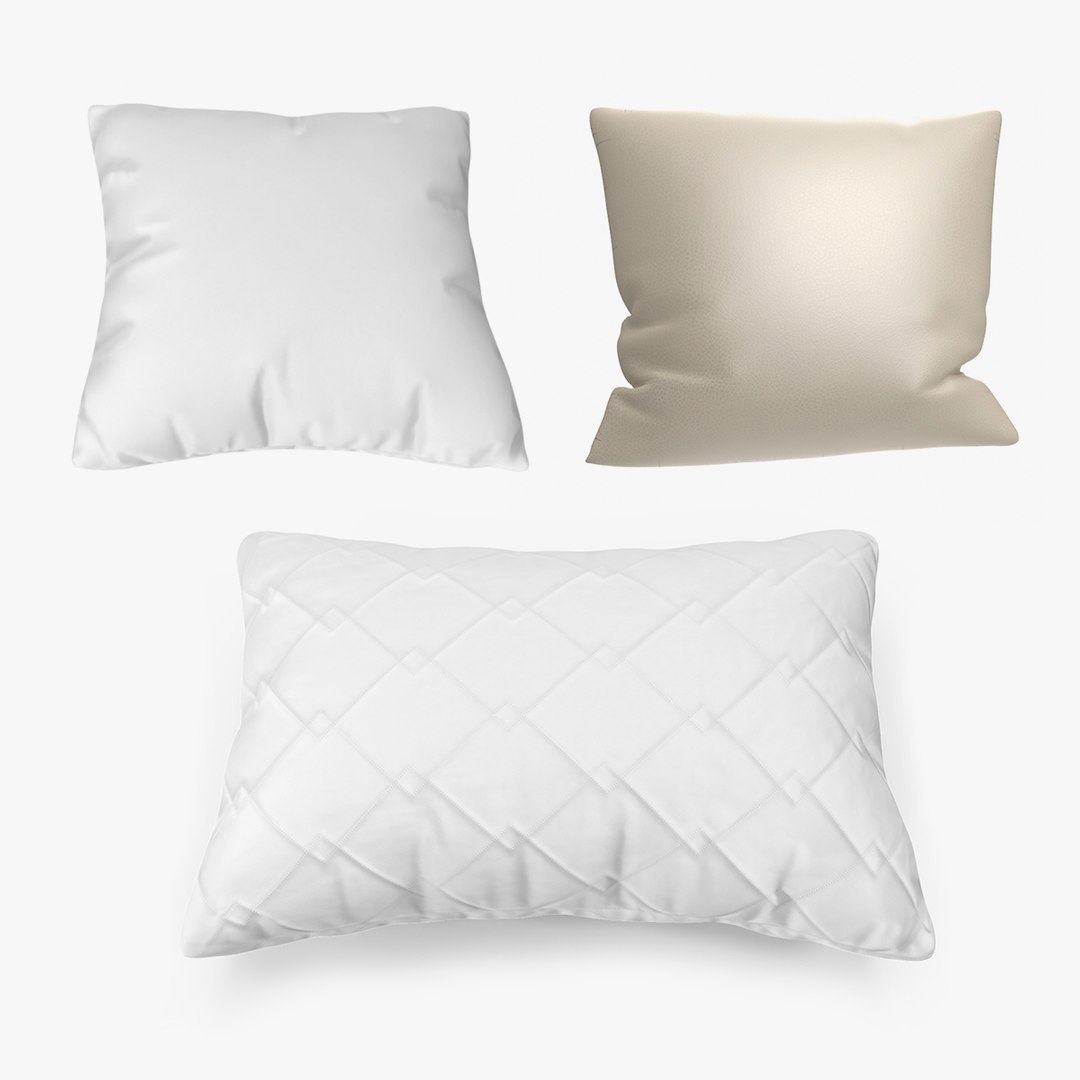 Sleeping Pillows Collection 2 3D model preview