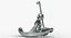 Admiralty Anchor with Chain