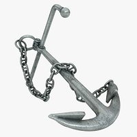 Admiralty Anchor with Chain