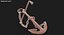 Admiralty Anchor with Chain