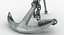 Admiralty Anchor with Chain