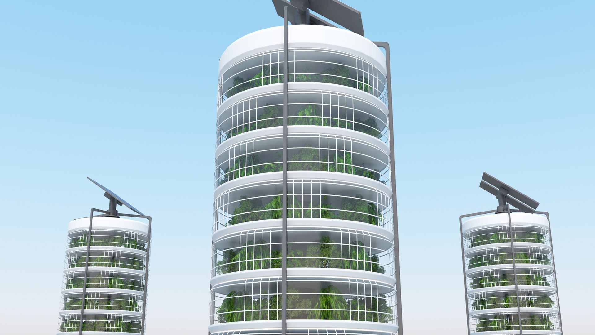 Hydroponics Vertical Farm Buildings 01 model - TurboSquid 1884439