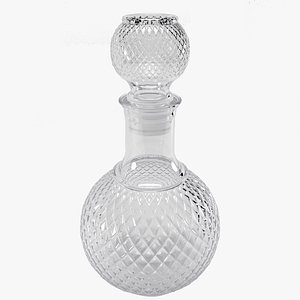 3D decanter glass