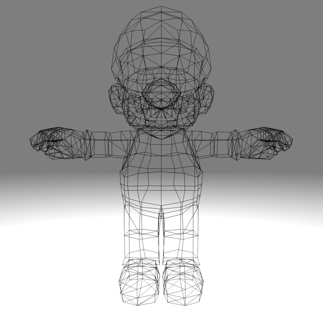 Free Mario Bros 3d Model