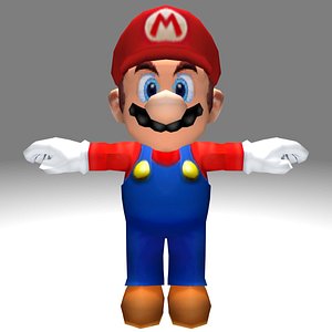 Mario Bros Low Poly