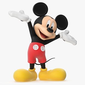 Cartoon Character Mickey Mouse Rigged
