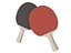 Ping Pong Paddle Black And Red