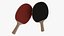 Ping Pong Paddle Black And Red