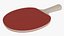 Ping Pong Paddle Black And Red