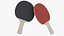 Ping Pong Paddle Black And Red
