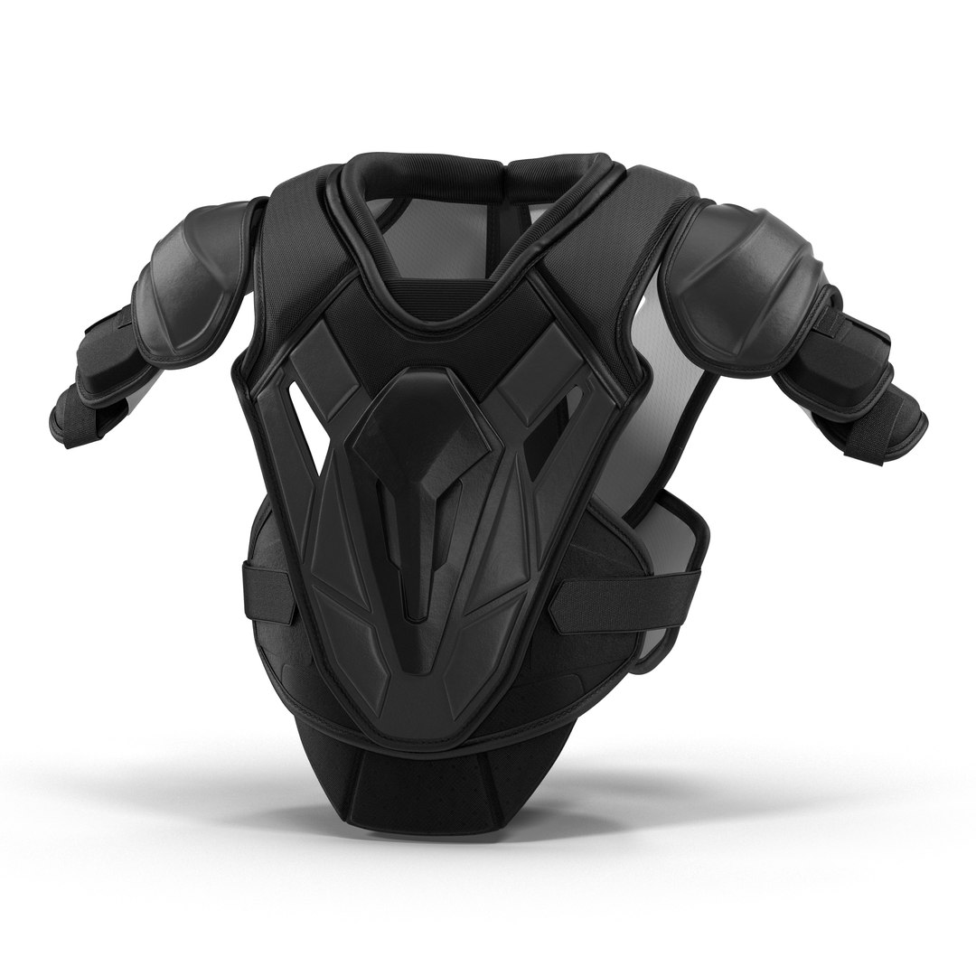 Hockey Shoulder Pads 3D model preview