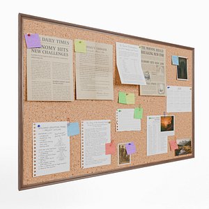 Customizable Wooden Wall Cork Board - Rectangular Pin Notice Board