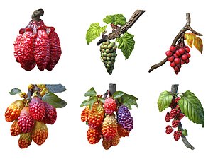 Magical Fruits 3D model
