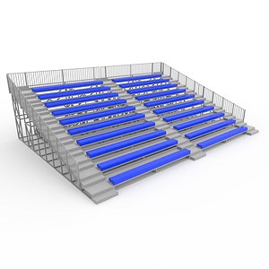 3D Bleachers 59 model