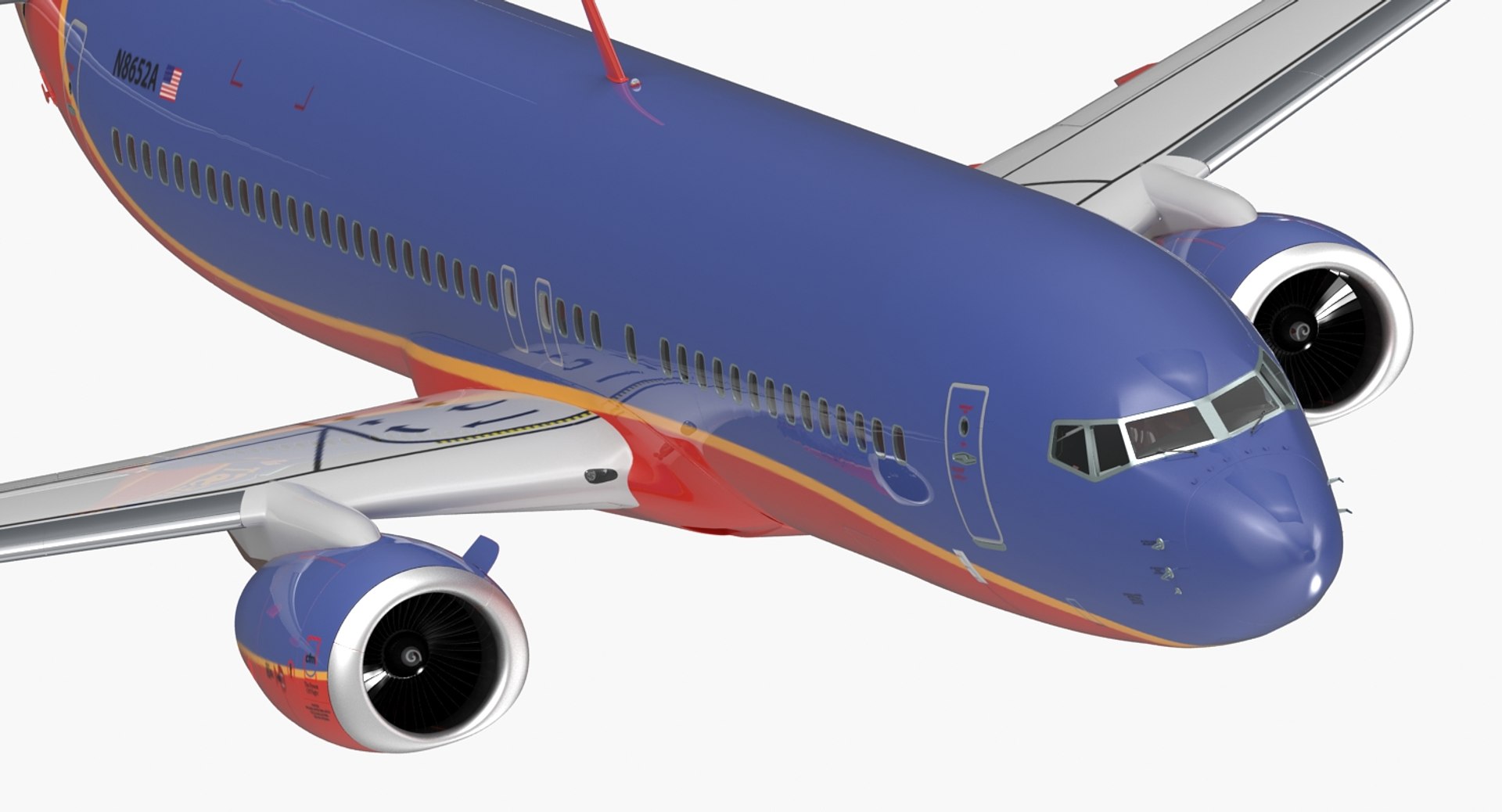 boeing 737-800 southwest airlines 3D model https://p.turbosquid.com/ts-thumb/fa/PXTSIc/jKp9hQ4D/boeing737800southwestairlinesvray3dmodel061/jpg/1495252455/1920x1080/fit_q87/99c447e3cc6d3277770528f8197fe0987b992eeb/boeing737800southwestairlinesvray3dmodel061.jpg