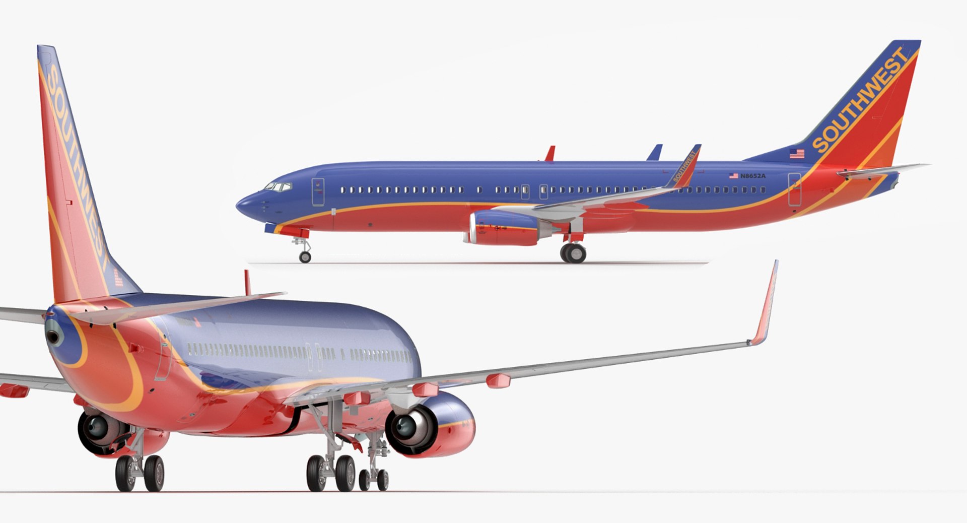 boeing 737-800 southwest airlines 3D model https://p.turbosquid.com/ts-thumb/fa/PXTSIc/qJnnpIBv/boeing737800southwestairlinesvray3dmodel056/jpg/1495252455/1920x1080/fit_q87/863b536e2bf44d7b98d541bda38e10e2ce9b142d/boeing737800southwestairlinesvray3dmodel056.jpg