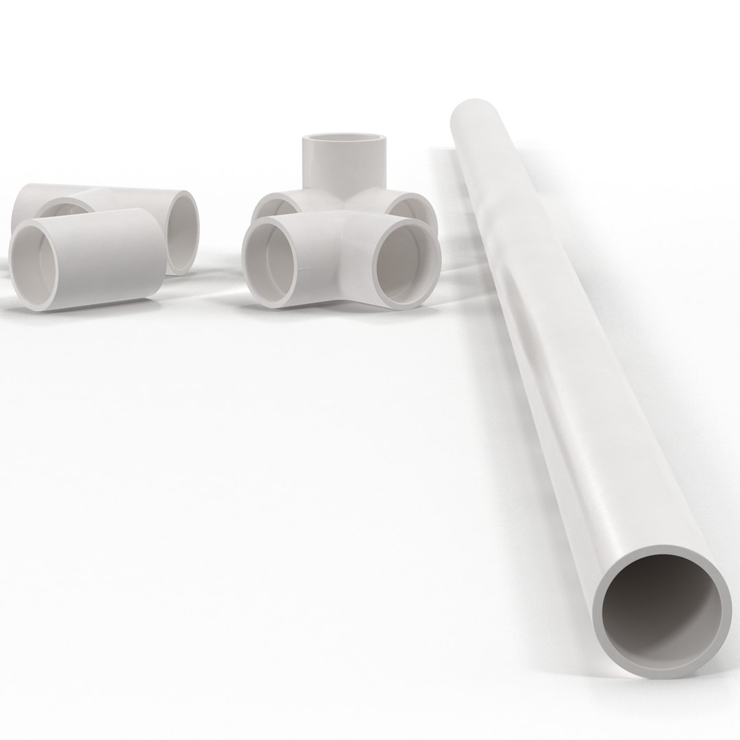 different pvc fittings 5 3d 3ds