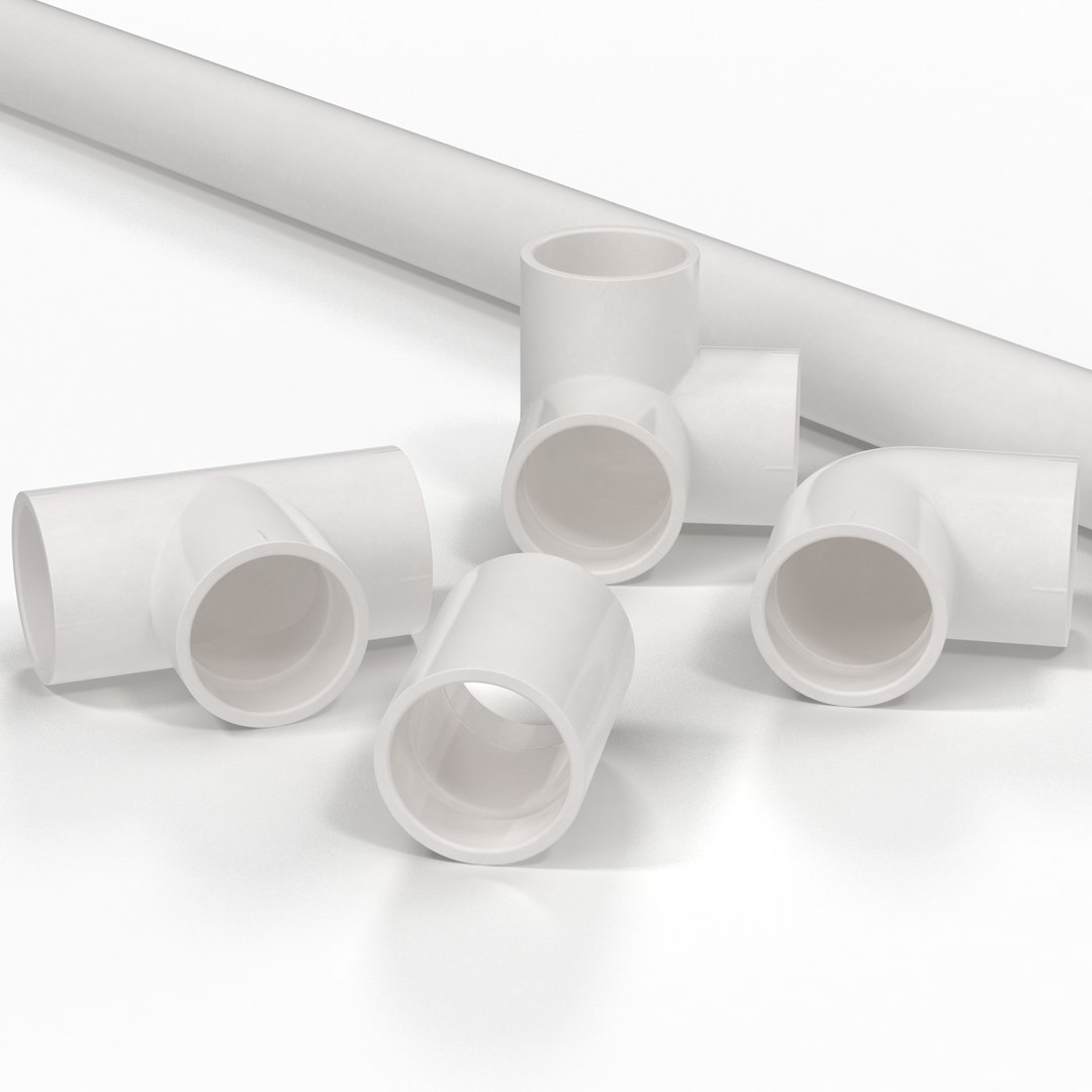 different pvc fittings 5 3d 3ds