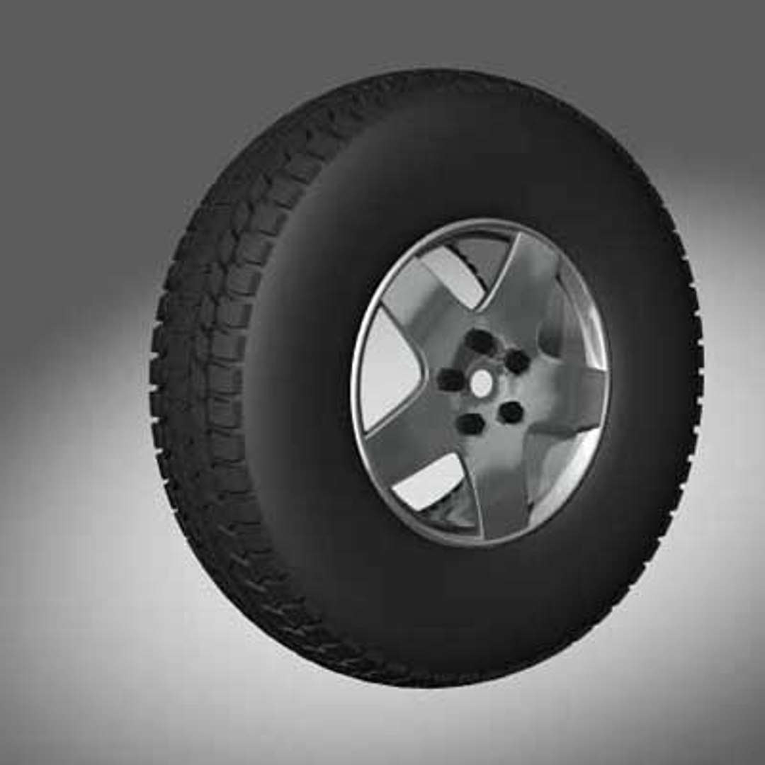 3d model car tyre