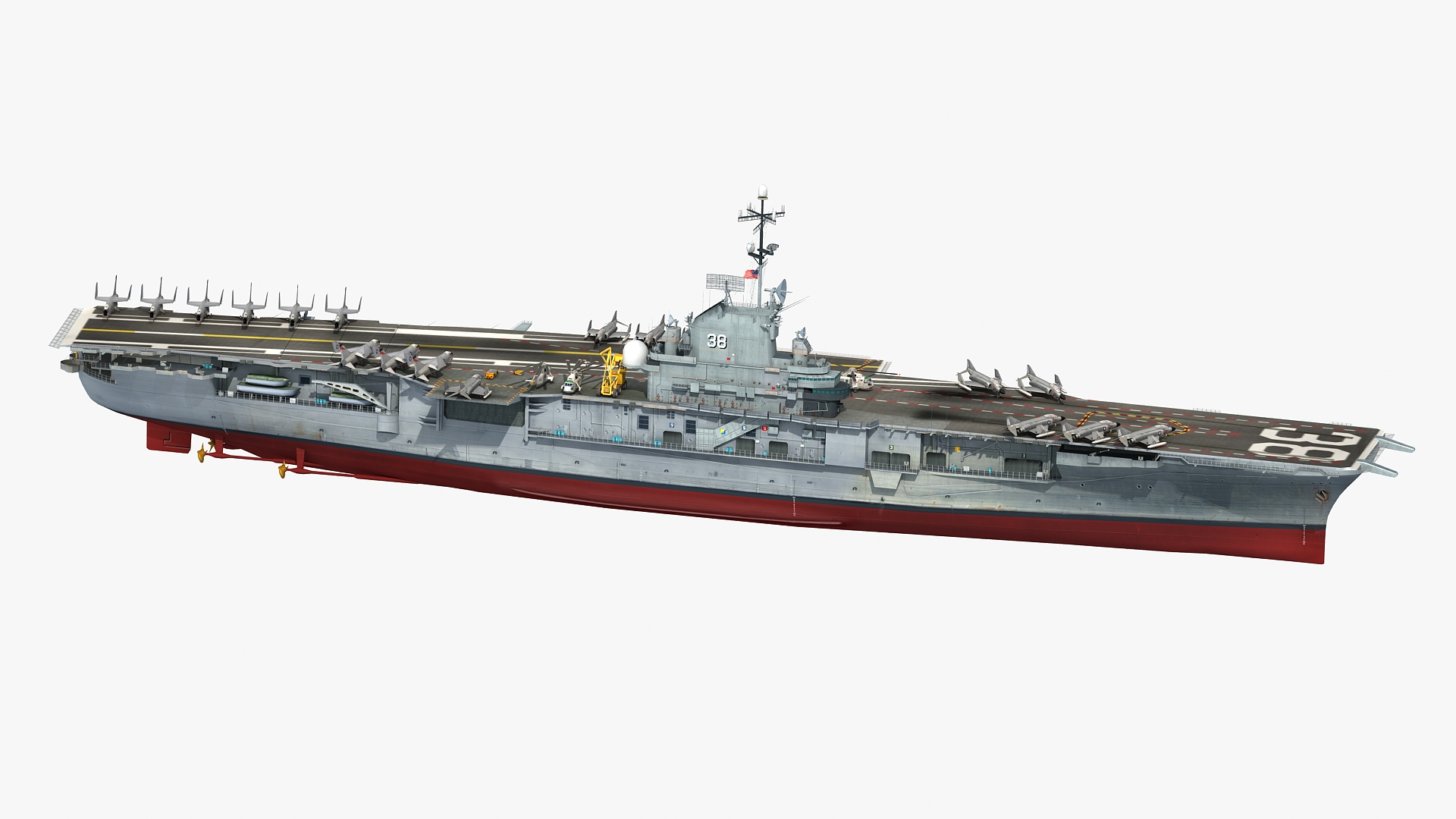 Uss Shangri-la Cvs 38 3d Model - Turbosquid 1537774