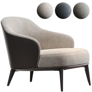 LESLIE Armchair by MINOTTI